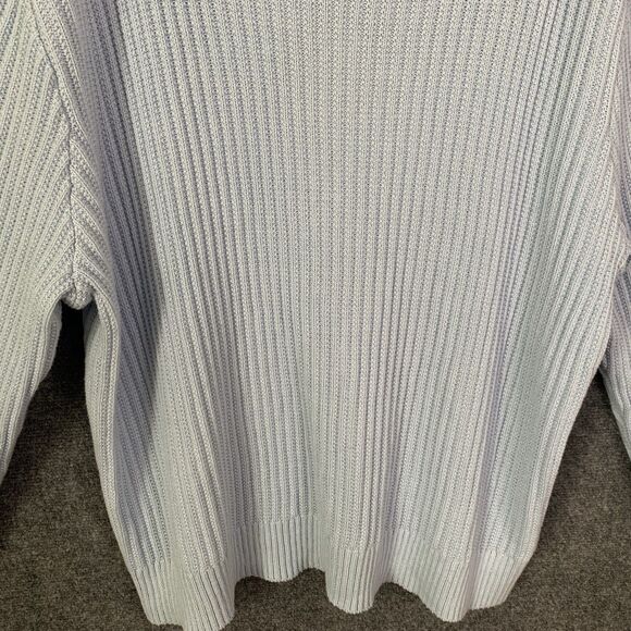 Ava &Viv Pullover Ribbed Sweater Lt Blue Sz 3X Cotton Blend Boat Neck NWT - Picture 3 of 9
